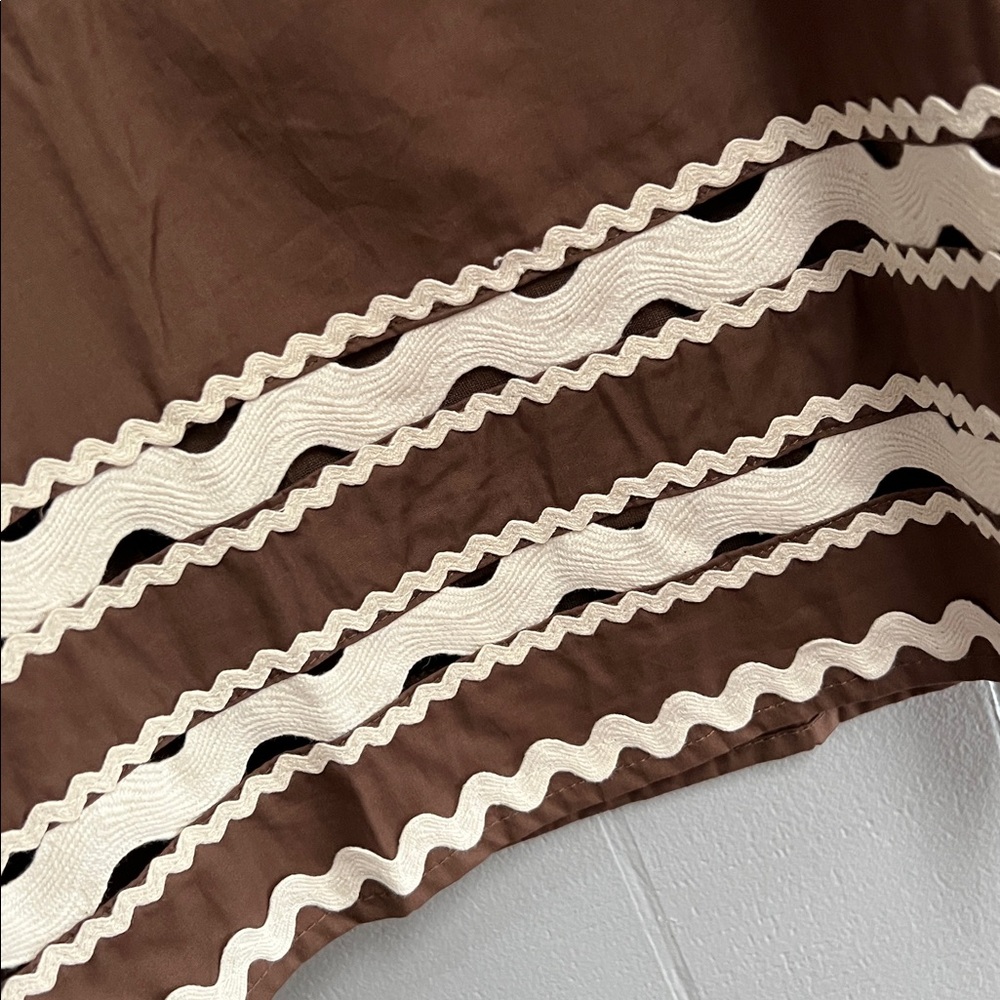 NWT Brown Entro Dress Large - Picture 6 of 15